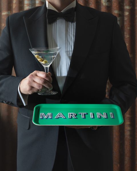 Bricka Martini Grön